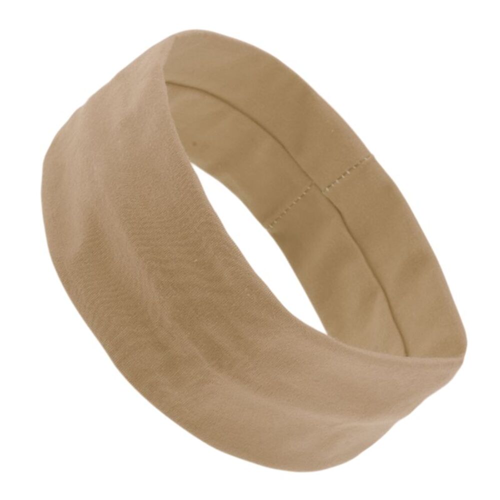 Ergonomic Design Headband Elastic Headband for Sport Deep Brown
